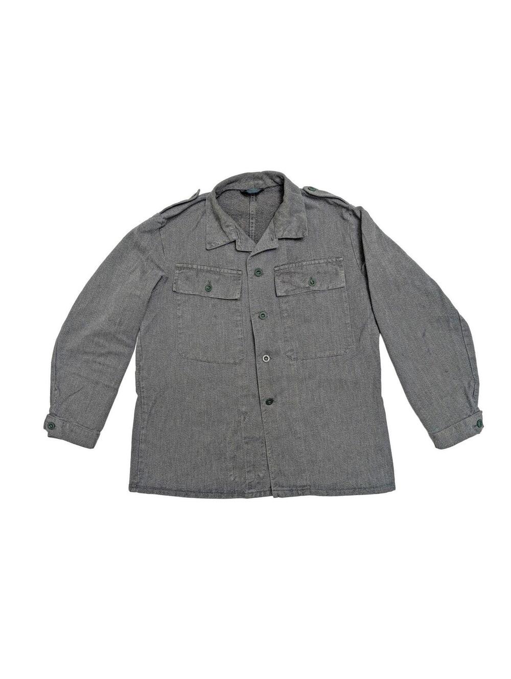 Swiss Army Denim Twill Work Shirt Shacket Size 52 - Medium